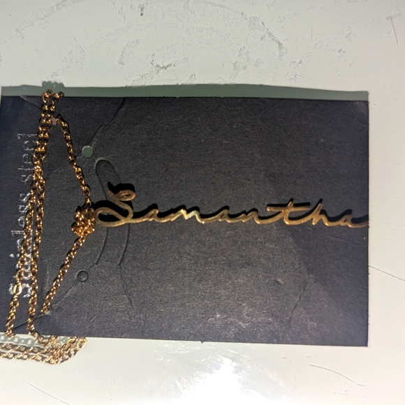 Customization Necklace "Gold Overlay" New - Picture 2 of 3